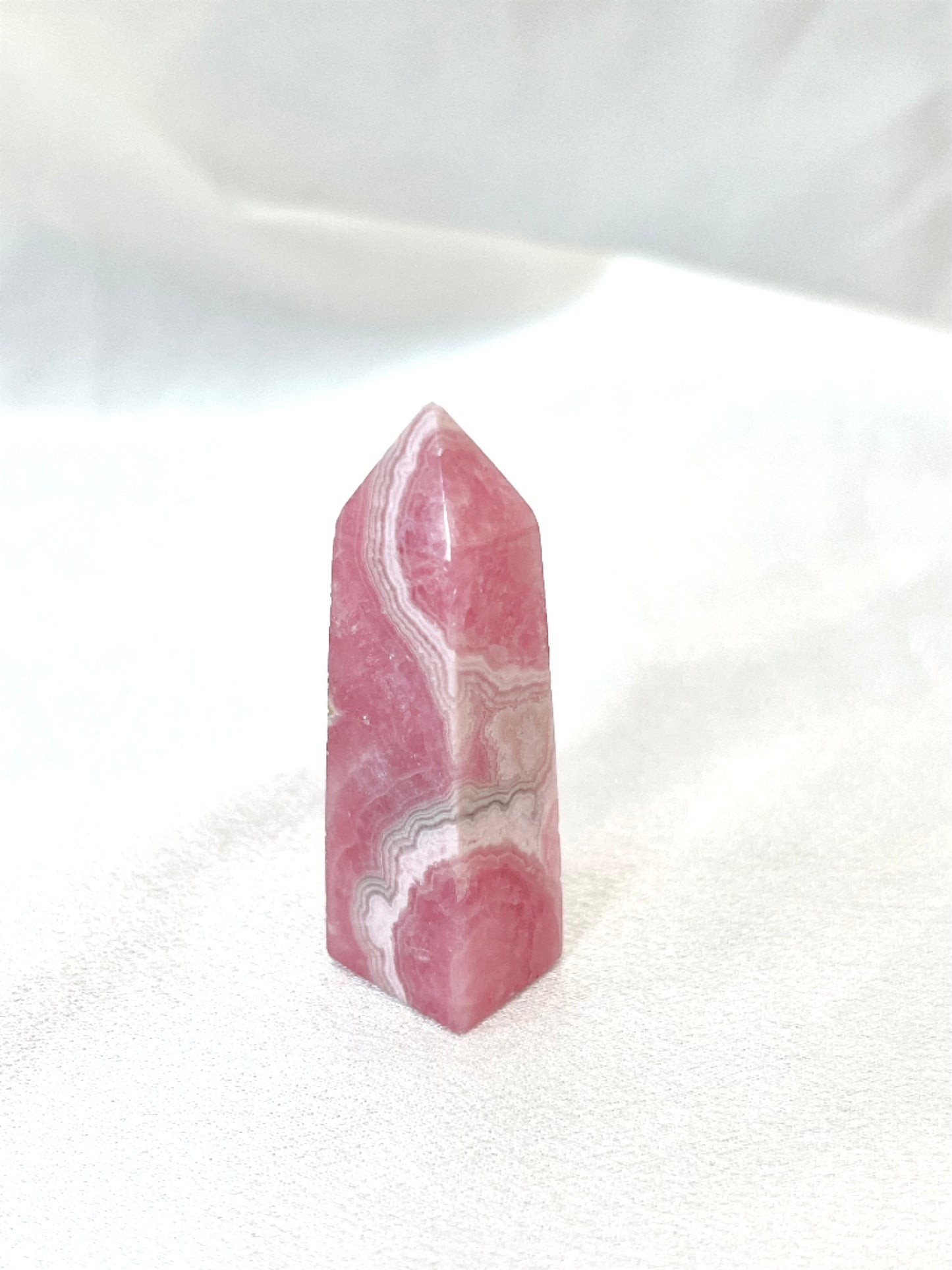 High Grade Rhodochrosite Point 02