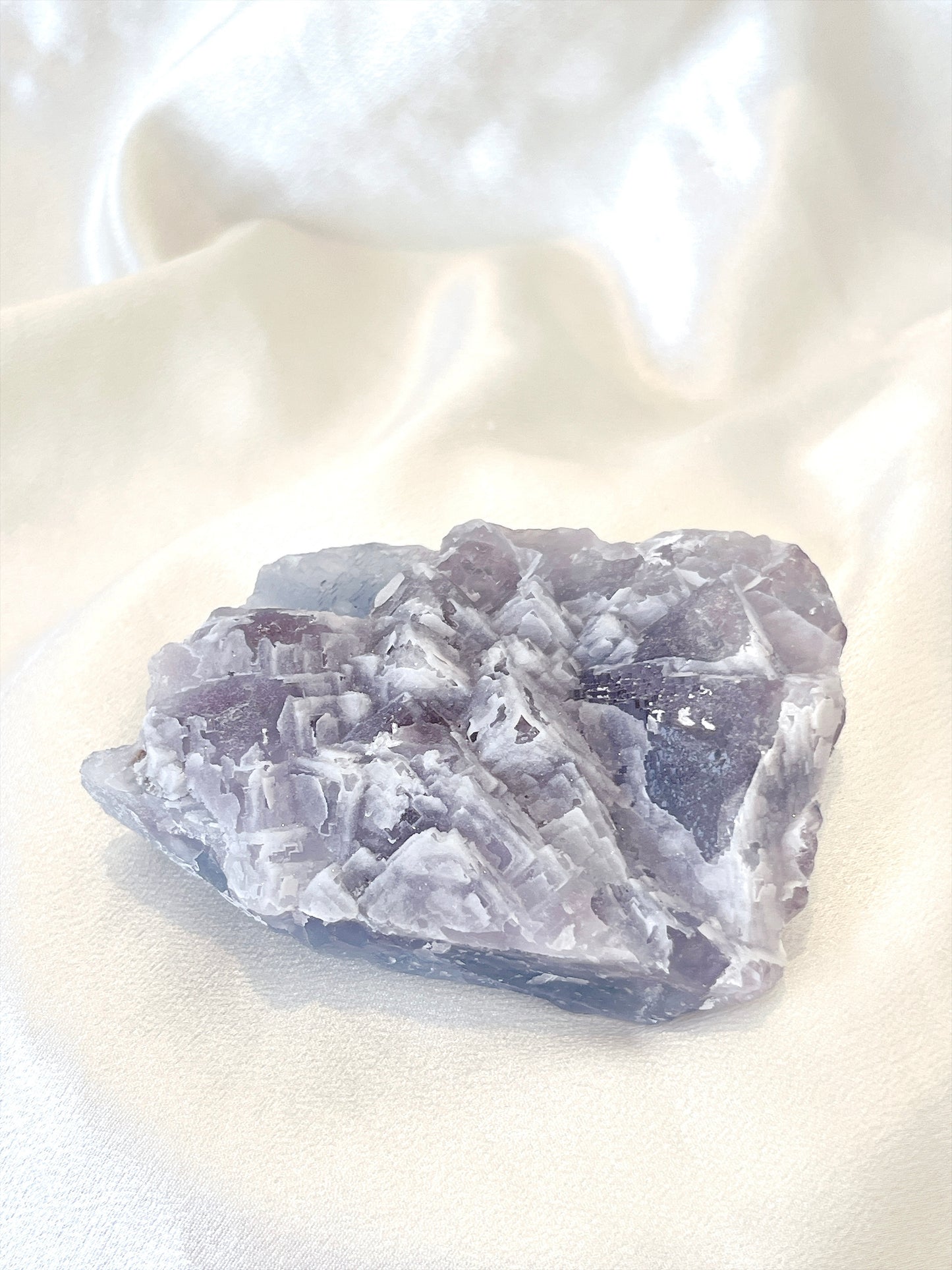 Purple & Aqua Fluorite Cubic Cluster 03
