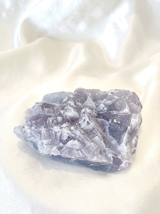 Purple & Aqua Fluorite Cubic Cluster 03
