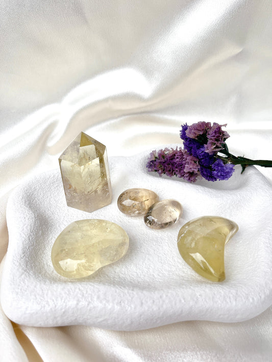 LIMITED High Grade Citrine & Smoky Citrine Set 01