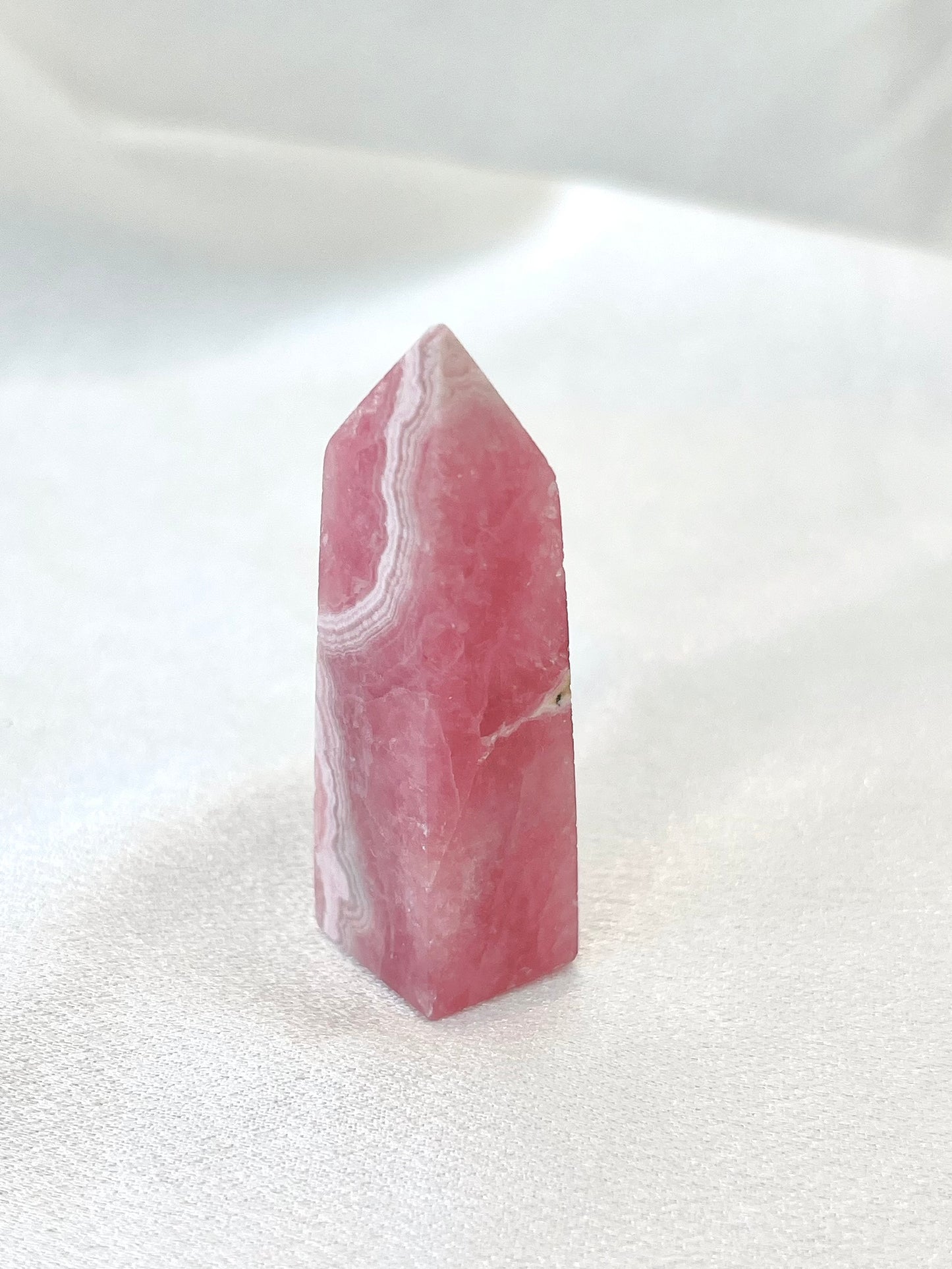 High Grade Rhodochrosite Point 02