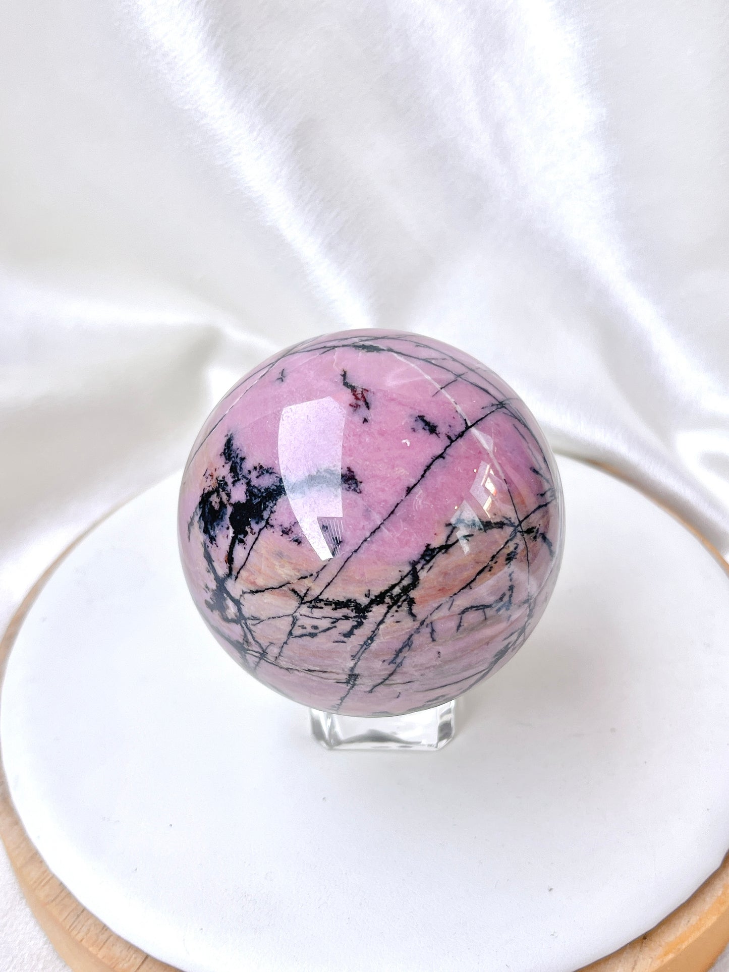 High Quality Rhodonite Sphere 03