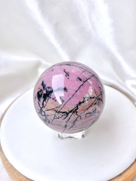 High Quality Rhodonite Sphere 03