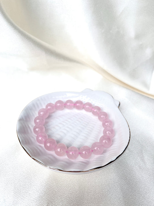 High Quality Rose Quartz Bead Bracelet