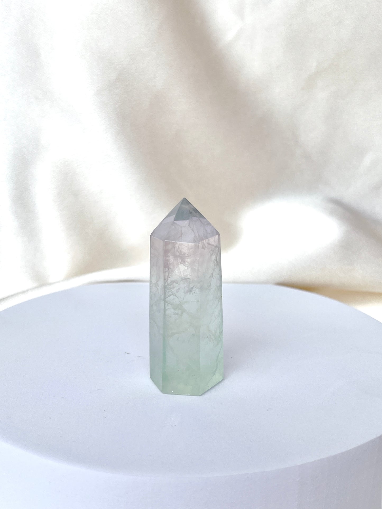 Green Fluorite Point