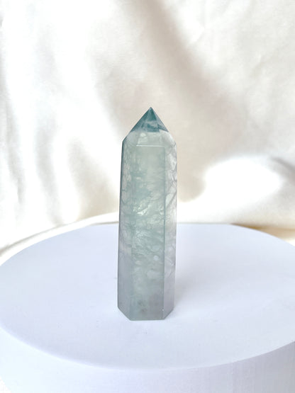 Green Fluorite Point