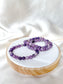Lepidolite Bead Bracelet- Light Purple