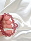 Strawberry Quartz Bead Bracelet