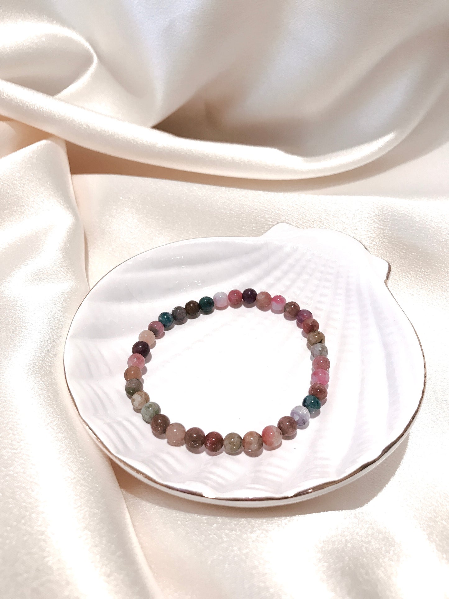 Colourful Tourmaline Bead Bracelet