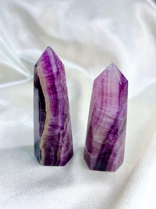 Purple Fluorite Point